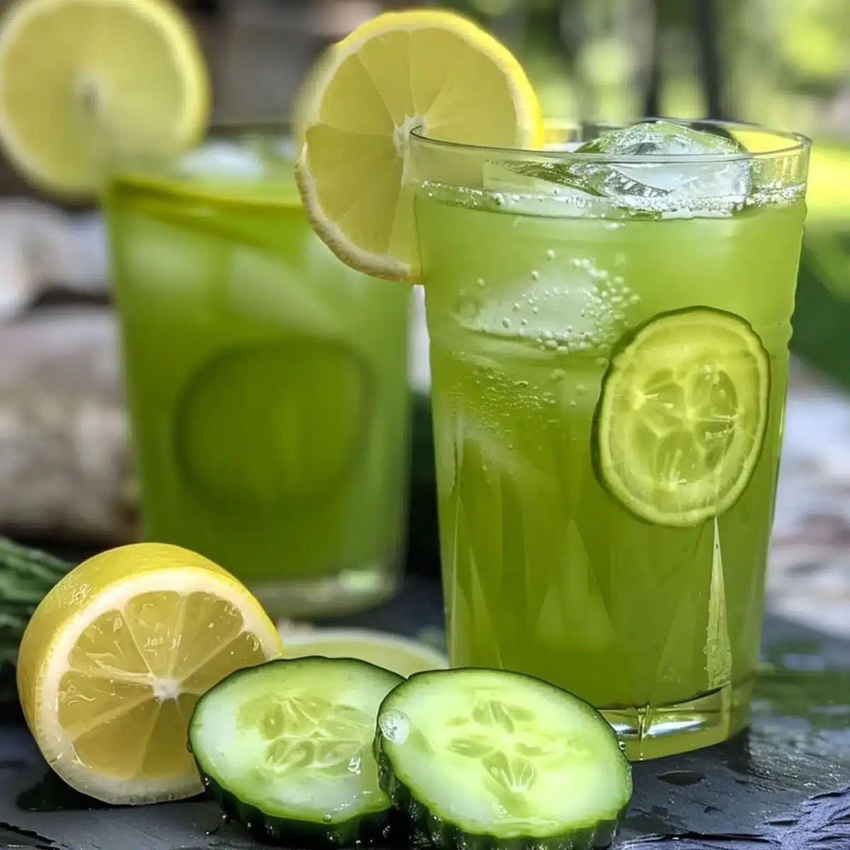 Cucumber lemonade.