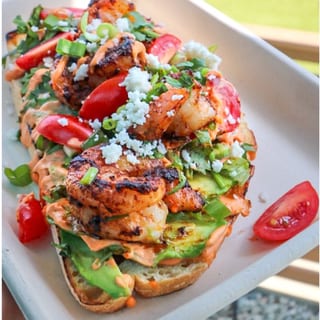 Shrimp Avocado Toast