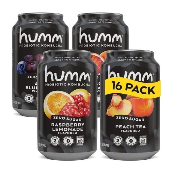 Humm Probiotic Kombucha.